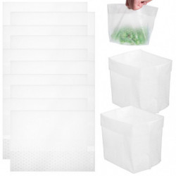 150 Pcs Trash Bags Hollow Waste Bags Free Standing Garbage Bags for Kitchen Sink Bathroom Bedroom