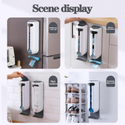 Culotte murale Boîte de rangement Multi-purpose Cuisine Épicerie Sacs Holder Distributeur de chaussettes / sacs [...]