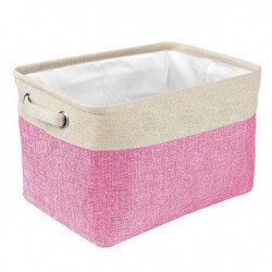 Personnalisé Pet Dog Toy Storage Basket Dog Canvas Bag Pliable Pet Toys Linen Storage Box Bins Dog Accessories Pet Supp