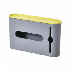 Trash Bags Storage Box Wall Mounted Plastic Garbage Bag Dispenser Waste Bag Holder for Bathroom