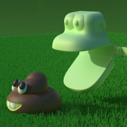 Portable Puppy Poop Scoop Creative Frog Shaped Toilet Collector Portable Do