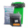 50pcs Increase Black Thick Disposable Environmental Protection Garden Privacy Plastic Garbage Bag