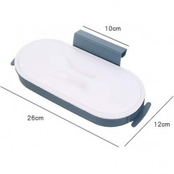 Pièces Porte-sac poubelle de cuisine, porte-sac à ordures suspendu, porte-sac pour sacs en plastique déchets, avec [...]