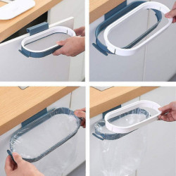 Pièces Porte-sac poubelle de cuisine, porte-sac à ordures suspendu, porte-sac pour sacs en plastique déchets, avec [...]