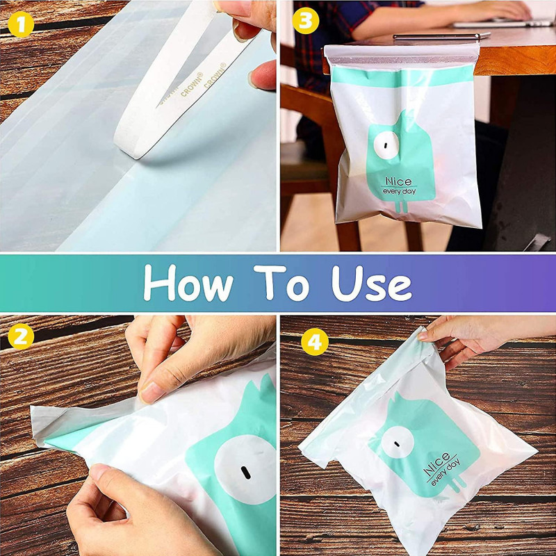 45PCS Easy Stick-On Disposable Car Trash Bags Self-adhesive Leak Proof Vomit Bags(H-4)