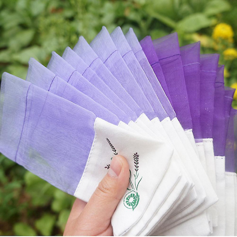 6 Pcs Lavande Sachets Parfumés Sacs en Sachet de Coton Sacs Pochette Lavande Sachet