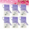6 Pcs Lavande Sachets Parfumés Sacs en Sachet de Coton Sacs Pochette Lavande Sachet