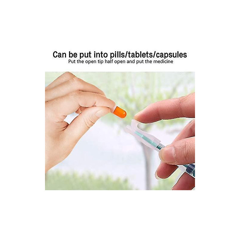 1pcs Pet Syringe Dispenser, Pet Nursing Pusher Shooter, Pills Feedergreen