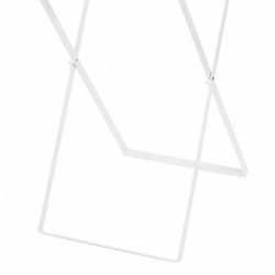 Porte-sac poubelle Metal Garbage Bag Holder Portable Outdoor Leaf Bag Stand pour Camping Picnic Kitchen