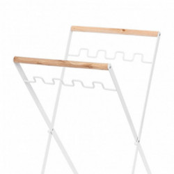 Porte-sac poubelle Metal Garbage Bag Holder Portable Outdoor Leaf Bag Stand pour Camping Picnic Kitchen