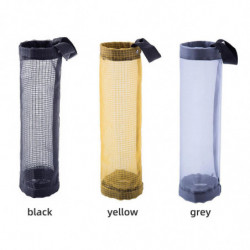 5pcs Mesh Grocery Bag Holder Hanging Storage Bag Distributeur Pliable Lavable Hanging Bag Organizer pour la cuisine