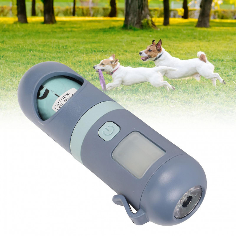 Dog Poop Bag Dispenser Multifunctional Pet Waste Bag Holder With Built In Led Flashlight For Dog Walking Accessory