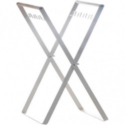 X-type Folding Trash Stand Can Metal Trash Bag Box Holder Garbage Bag Rack Home Rackstowel Rag Dry