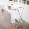X-type Folding Trash Stand Can Metal Trash Bag Box Holder Garbage Bag Rack Home Rackstowel Rag Dry