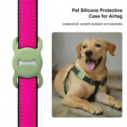 2pcs Airtag Dog Collar Holder, Elastic Silicone Air Tag Holder pour chiens et chats, Support Airtag léger et [...]