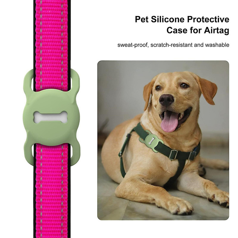 2pcs Airtag Dog Collar Holder, Elastic Silicone Air Tag Holder pour chiens et chats, Support Airtag léger et [...]