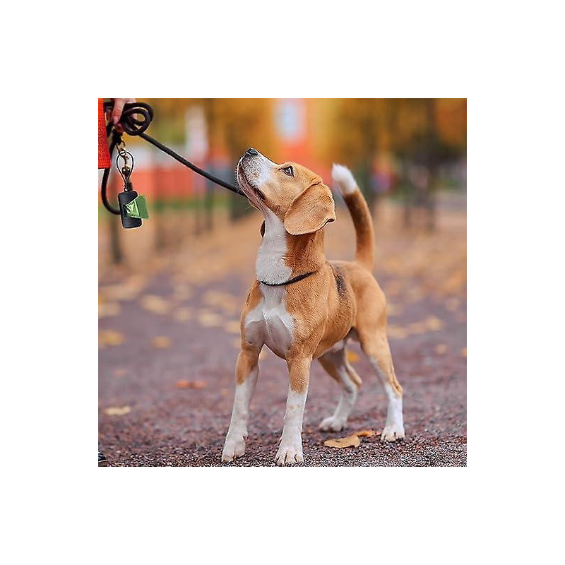 Dog Poop Bag Dispenser Hands Free, Dog Leash Poop Bag Holder Plastic Portable Pet Waste Bag Dispenser-garbage Bags [...]