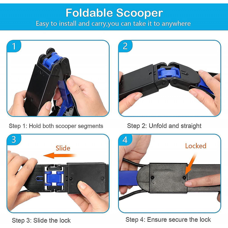 Pet Pooper Scooper For Dogs, Long Handle Dog Pooper Scooper, Durable Spring And Premium Materialseasy To Use For [...]