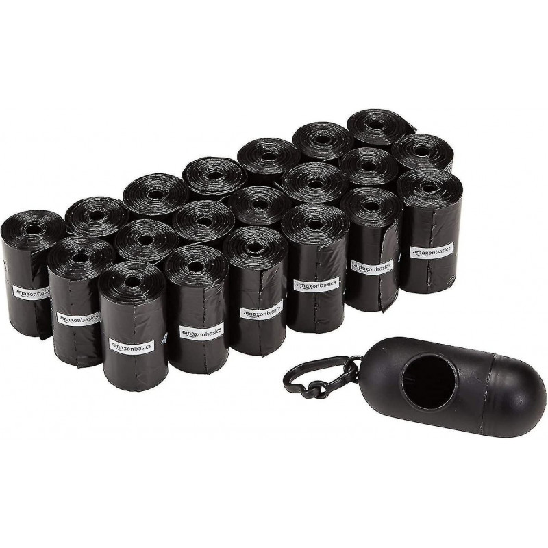 Dog Droppings Bags With Dispenser And Leash Clip (20 X 15) cy