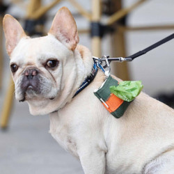 Fabric Dog Bag Holder For Leash Pet Supplies For Dog Walking Accesssories