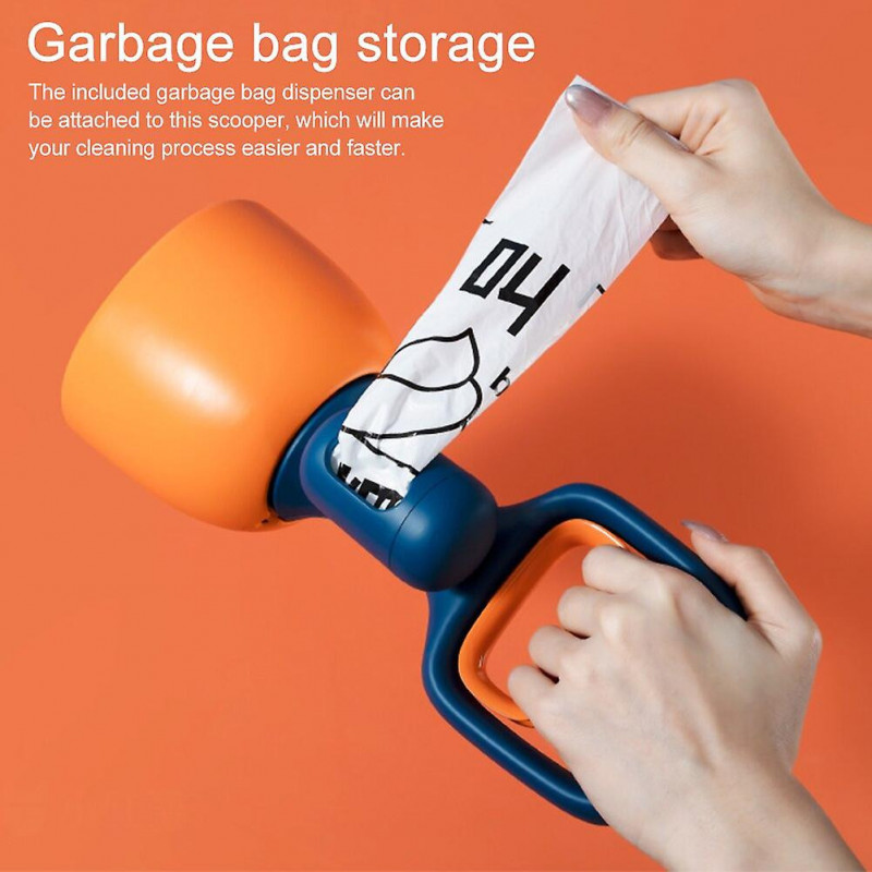 4pcsset Dog Cat With Bag Attachment Durable Pet Pooper Scooper Pick Up Portable Abs Gravel Grass Yard Lawn [...]