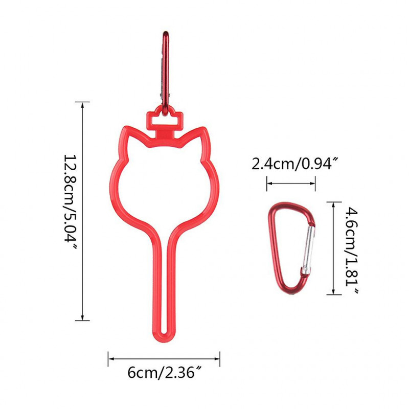 Pet Waste Bags Holder Poop Bags Stand Clip To Dog Leash Strong & Portable