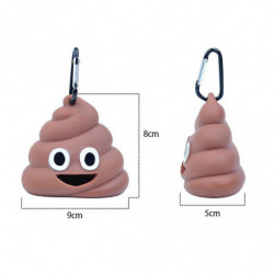 Distributeur de sacs à déchets pour déchets de chien Vert Soft Silicone Pet Poop Bag Storage Box Dog Poop Bags Dog [...]