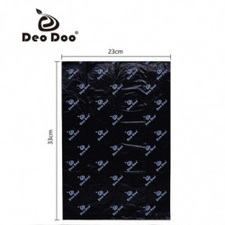 Deodoo Dog Poop Bags Biodégradable Extra Épais Forte Biobase Respectueux de l’environnement Doggie Black Cat Waste Bags