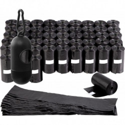 120/100/50 Rolls Dog Poop Bags Pet Waste Garbage Bags Unscented Outdoor Carrier Holder Dispenser Litter Bag Accessories