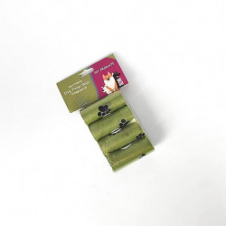 Pet Biodégradable Sac poubelle Sac de caca de chien Sacs en vrac Biobase parfumé Poo Sac dégradable Sacs à déchets [...]