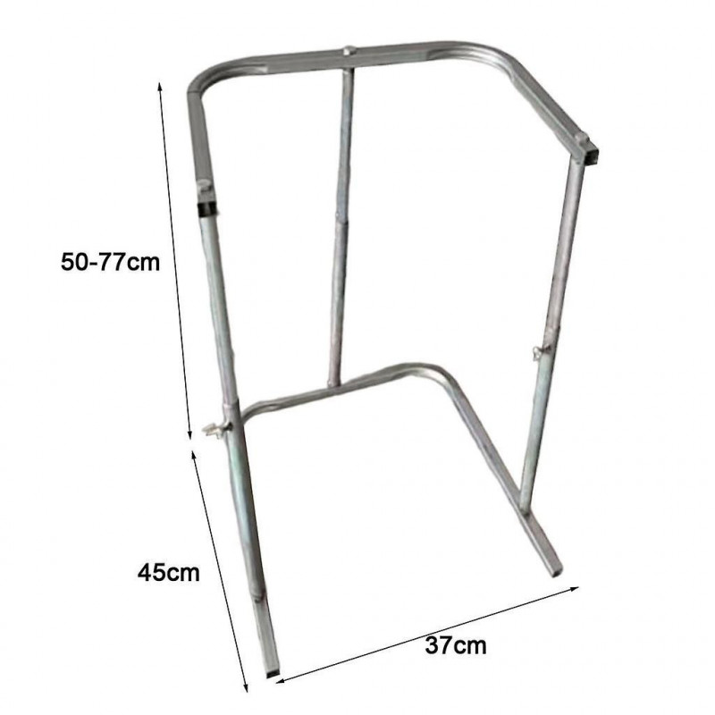 Bag Holder Sack Holder Portable Multiuse Support Stand Practical Bag Support without Wheel