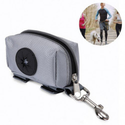 Distributeur de sac à crottes pour chien avec porte-sac à déchets usagé Distributeur de sac à crottes pour chien avec porte-sac à déchets usagé
