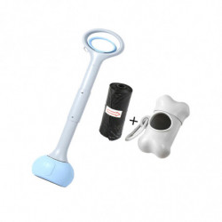 Dog Pooper Scooper Poop Picker Dog Poop Pick Up Tool For Park Traveling Lawn Blue 70cm