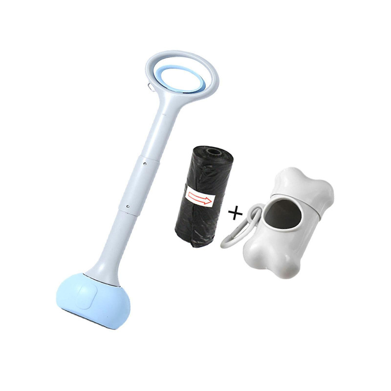 Dog Pooper Scooper Poop Picker Dog Poop Pick Up Tool For Park Traveling Lawn Blue 70cm Dog Pooper Scooper Poop Picker Dog Poop Pick Up Tool For Park Traveling Lawn Blue 70cm