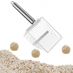 Stainless Steel Cats Litter Spade Pet Cleaning Spade Sand Sifter Long Handle Pet Litter Sifter for Cats Litter [...]