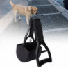 Foldable Dog Pooper Scooper For Large And Small Dogs Concrete Ground Surface Black