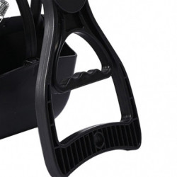 Foldable Dog Pooper Scooper For Large And Small Dogs Concrete Ground Surface Black