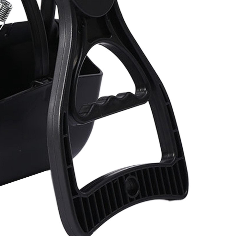 Foldable Dog Pooper Scooper For Large And Small Dogs Concrete Ground Surface Black