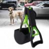 Foldable Dog Pooper Scooper For Large And Small Dogs Concrete Ground Surface Green
