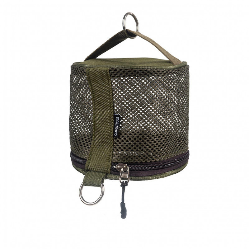 Crochet suspendu Fermeture à glissière Support de tissu Conteneur en papier élégant portable pour Beach Room Rv