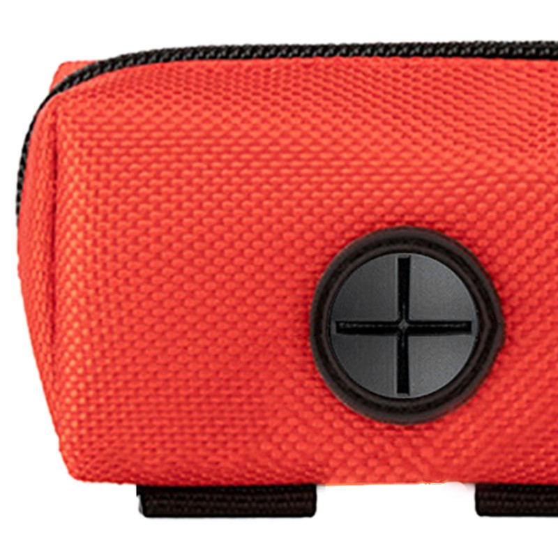 Dog Poop Bag Holder Doggy Waste Bag Dispenser For Travel Camping Walking Red