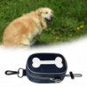 Dog Poop Bag Holder Doggy Waste Bag Dispenser For Travel Camping Walking Deep Blue