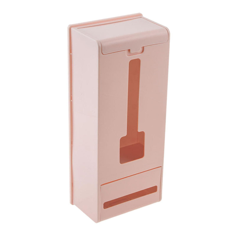 Grocery Bag Holder Decoration Container For Living Room Bathroom Household Pink