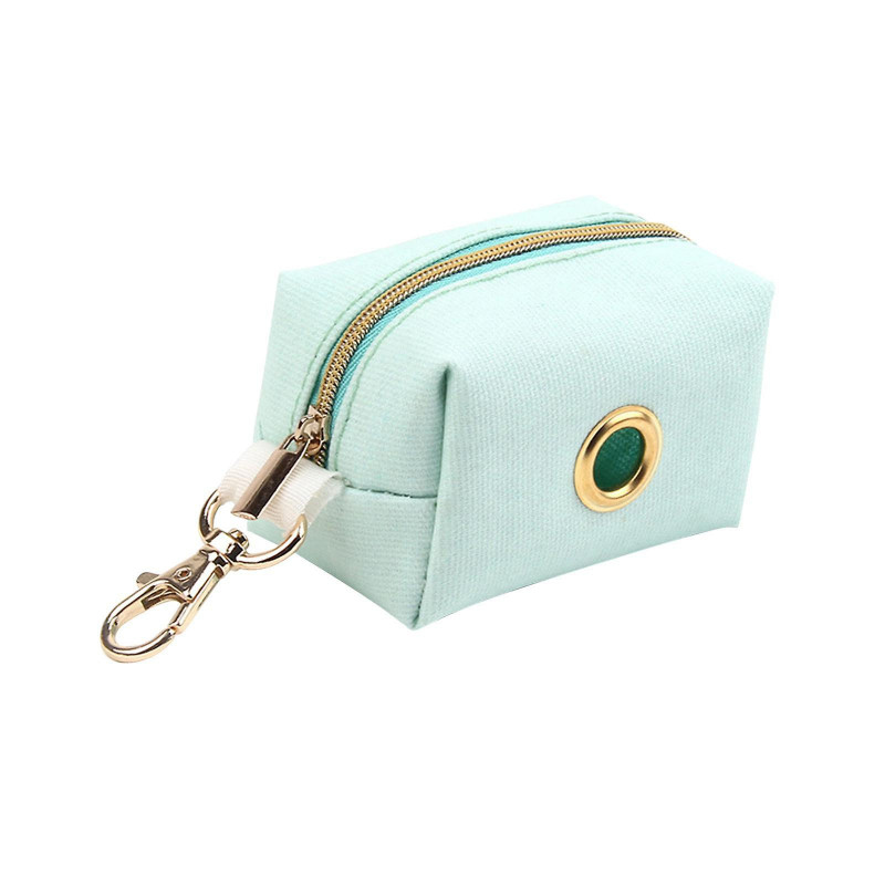 Outdoor Dog Poop Bag Holder Waste Bag Dispenser Lightweight For Walking Green