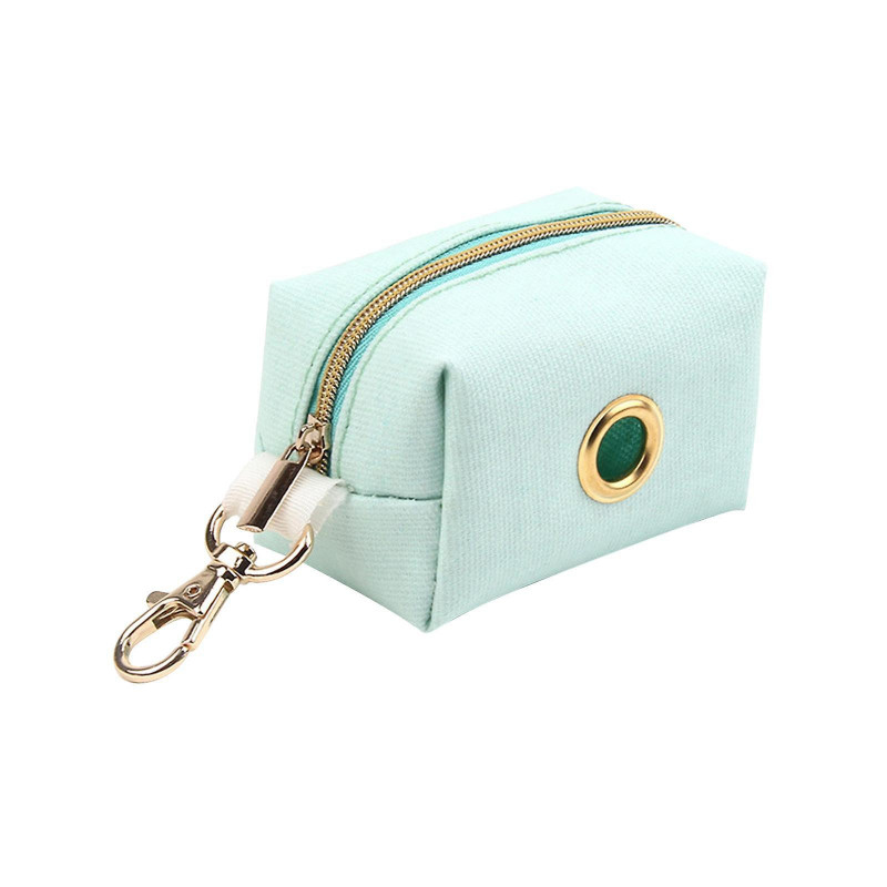 Outdoor Dog Poop Bag Holder Waste Bag Dispenser Lightweight For Walking Green