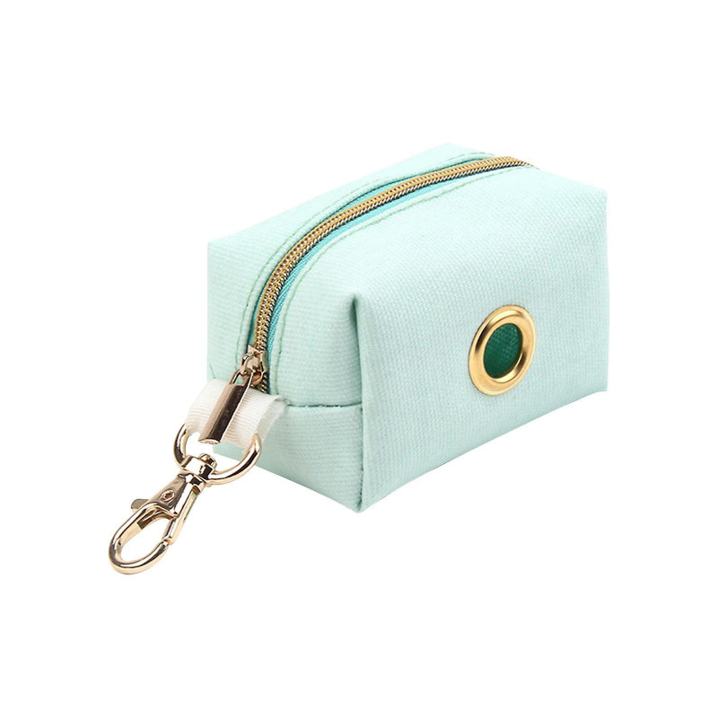 Outdoor Dog Poop Bag Holder Waste Bag Dispenser Lightweight For Walking Green