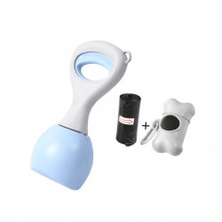Chien Pooper Scooper Poop Picker Chien Caca-ramasser Outil Pour Parc Voyageant Pelouse Bleu 28cm