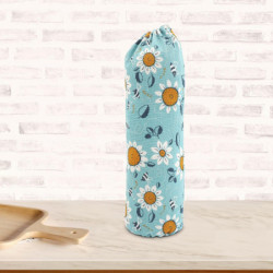 Hanging Plastic Bag Holder Polyester Grocery Bag Holder Household Bag Dispenser