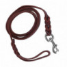 1.6m Cowhide and Leather Pet Dog Lead Leash for Walking, Running, and Training