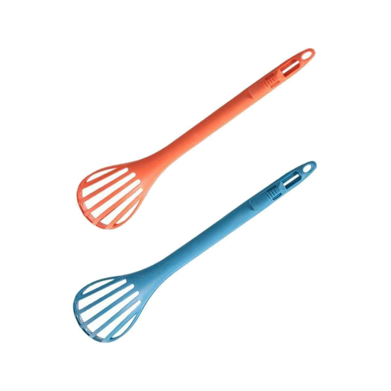 2pcs Hamster Clip Feeding Tool Hamster Scooper Catcher Grabber Orange And Blue